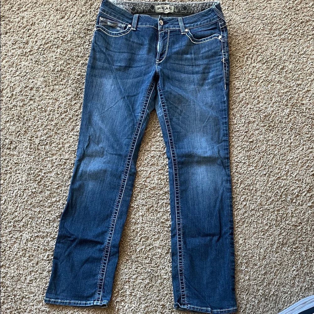 Ariat Women's Dark Blue Straight-Leg Jeans